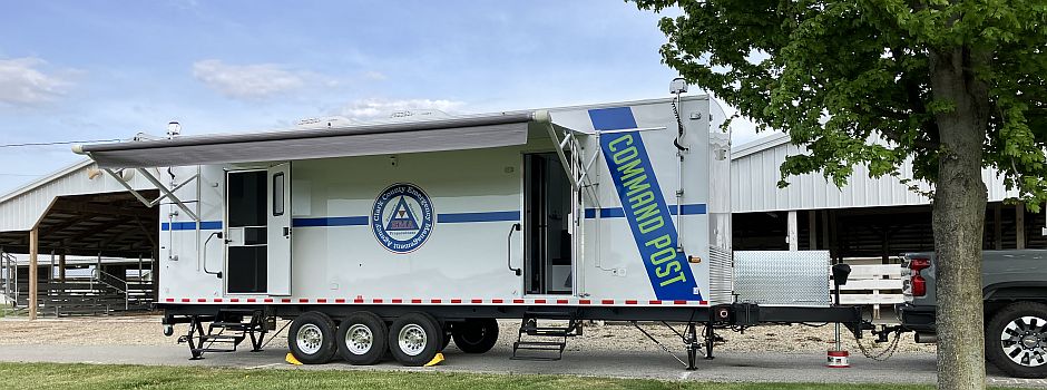 Clark County EMA trailer deployed image